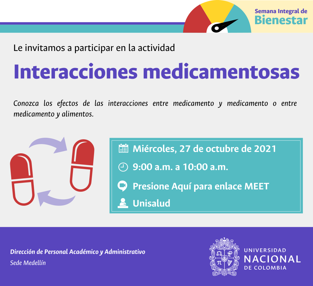 P8 27 oct Interacciones de medicamentos