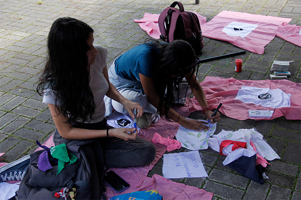 La participación de la comunidad universitaria en el evento fue activa y dispuesta, dando muestras del compromiso y la reflexión presente respecto al tema. Foto: Unimedios.