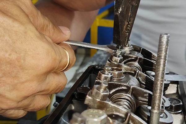 La primera capacitación desarrollada fue Electromecánica Básica para el Vehículo Diésel. Foto Sección Personal Administrativo