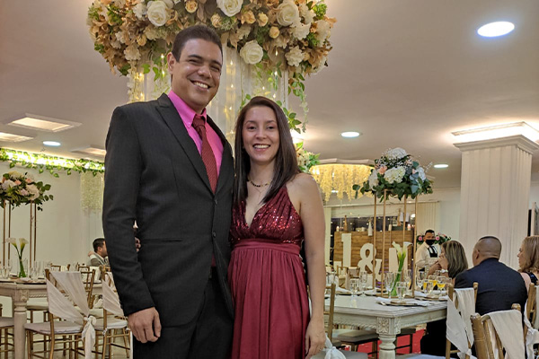 César destaca que su esposa Yurley Viviana también ha sido un gran apoyo. Foto cortesía.