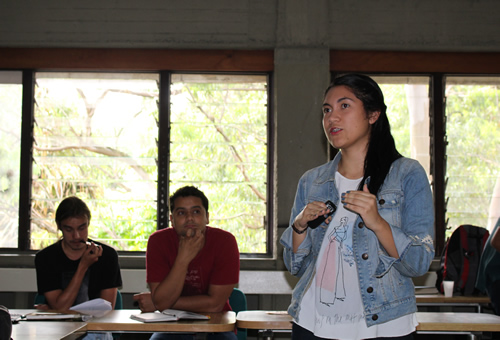 Laura Martínez, estudiante de Construcción.