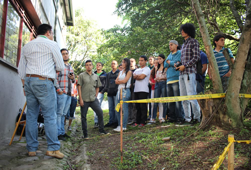 Estudiantes de Elementos de Máquinas II participaron de la actividad.