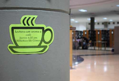 Lectura con sabor a café es el nombre que se denominó el espacio.