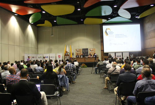 Acto de apertura del Congreso Colombiano de Minería.