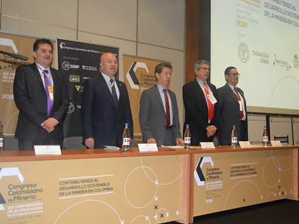Vicerrector John Willian Branch Bedoya, estuvo presente en el acto de apertura del Congreso Colombiano de Minería.
