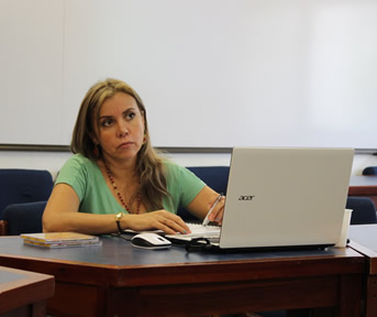 Alexandra Pérez, representante de la Universidad del Valle.