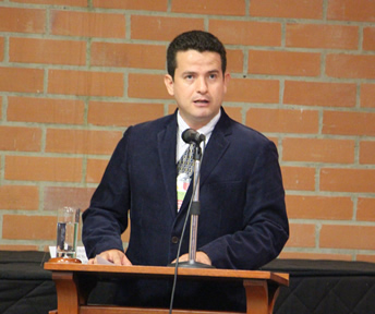 Carlos Mario Lopera, coordinador del XI Coloquio de Estadística.