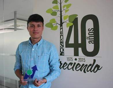 Diego Fernando Montañez, logró el segundo lugar en las Olimpiadas Nacionales de Economía.