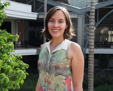 Sara María Vallejo Bernal fue reconocida por la Asociación de Ingenieros Civiles de la U.N. por su excelencia académica.