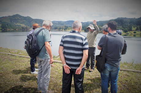 Durante el encuentro se realizó una visita al embalse de Guatapé (Antioquia).