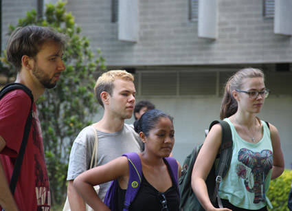 Para el segundo semestre de 2017 la U.N. Sede Medellín cuenta 85 estudiantes de distintos países.