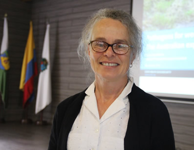 Investigadora Louise Morin.