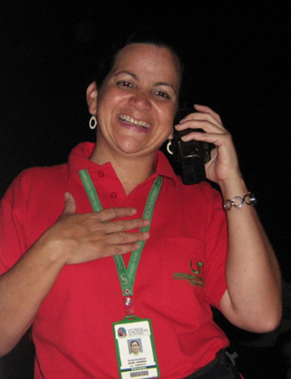 La doctora Olga entrena natación, hace labor social en el barrio Niquitao, es voluntaria en la Brigada de Emergencias de la Universidad de Colombia Sede Medellín, entre otras actividades.