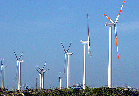 Según La Unidad de Planeación Nacional Minero Energética (UPME), las energías renovables cubren actualmente cerca del 20% del consumo mundial de electricidad. Fotografía tomada de: https://www.epm.com.co/site/home/institucional/nuestras-plantas/energia/parque-eolico