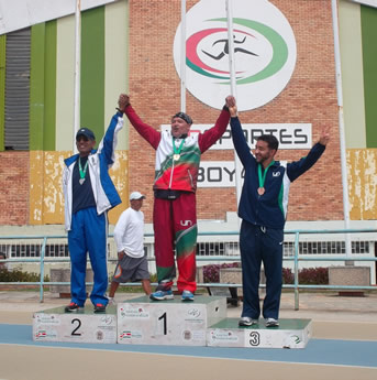 Última participación en Juegos Nacionales Universitarios, primer puesto en 3.000 metros planos.