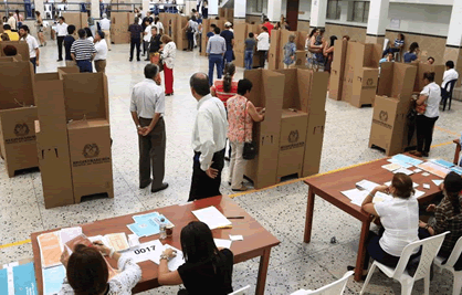 El 17 de junio se llevará a cabo la segunda vuelta. Fotografía tomada de: www.kienyke.compoliticaque-debo-llevar-para-votar-en-colombia