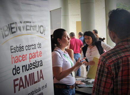 Durante la jornada se presentó la oferta académica de la Sede en pregrado, posgrado y educación continua.