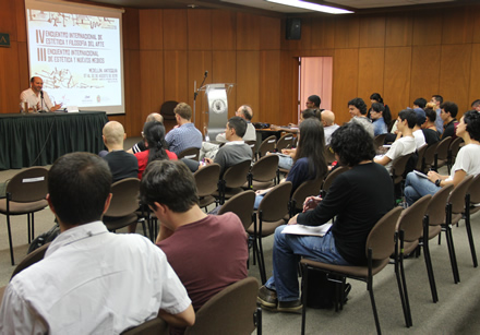 IV Encuentro Internacional de Estética y Filosofía del Arte y III Encuentro Internacional de Estética y Nuevos Medios, organizado por el ITM y la Facultad de Ciencias Humanas y Económicas de la U.N. Sede Medellín.