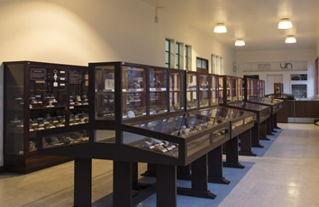 En el segundo piso del bloque de M3, Campus Robledo, está el Museo de Geociencias.