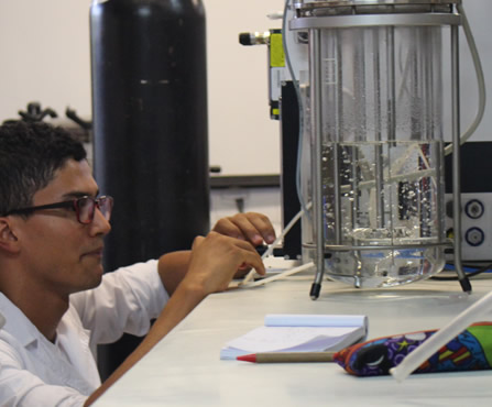 En la Escuela de Procesos Bioquímicos hubo talleres y conferencias.
