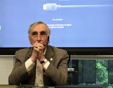 Profesor emérito Darío Valencia Restrepo, exrector de la Universidad Nacional de Colombia y la Universidad de Antioquia.