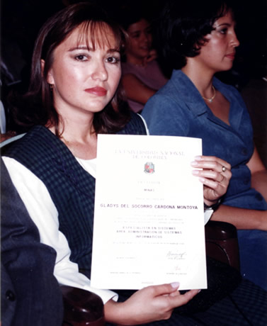 Gladys es egresada de pregrado y posgrado de la UNAL Medellín. Foto cortesía.