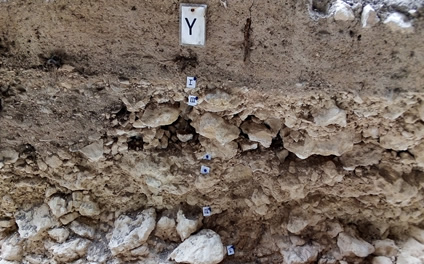 La investigación tenía como propósitos estudiar e identificar varios tipos de rocas. Foto: cortesía.