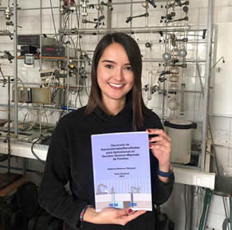 Estefanía Betancur es ingeniera de petróleos, magíster en Ingeniería - Ingeniería de Petróleos y doctora en Ingeniería - Sistemas Energéticos de la UNAL, también es doctora en Química de la Universidad de Granada. Foto: cortesía.