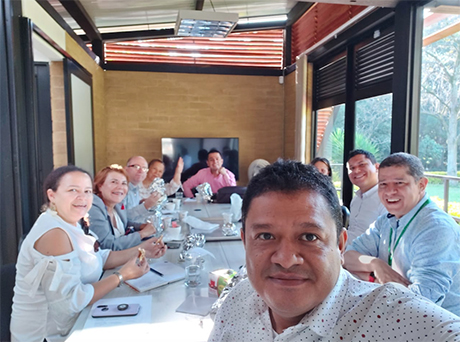 Algunos integrantes de la La Red de Egresados Empresarios UNAL. Fotos: cortesía Programa de Egresados.