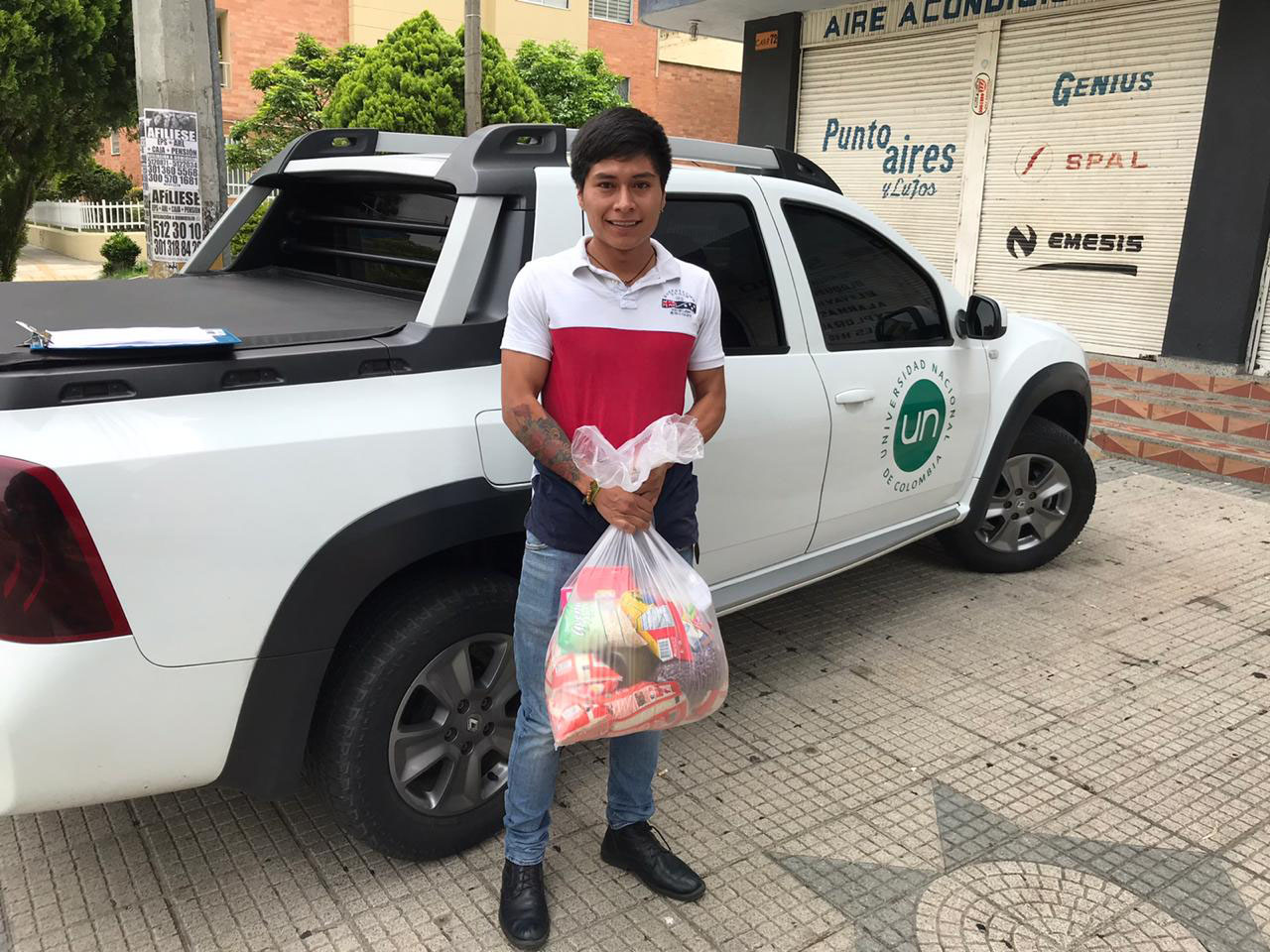 Estudiantes de la Sede ya han sido beneficiados con estos apoyos. Foto: cortesía Bienestar Universitario.