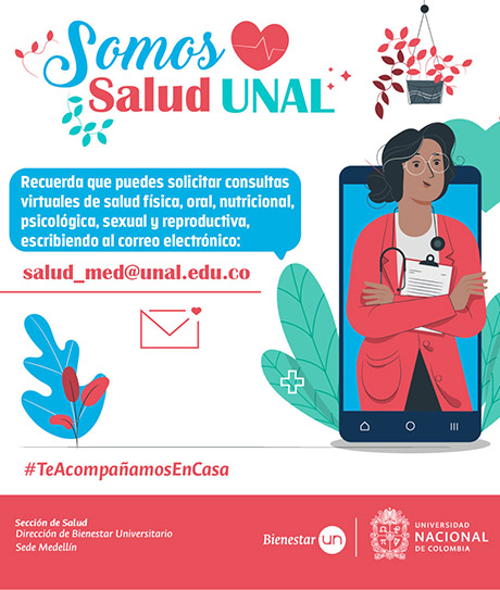 A través de las redes sociales de Bienestar Universitario se realizan semanalmente talleres de promoción de la salud y prevención de la enfermedad. Foto: cortesía Sección Salud.
