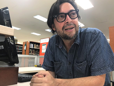 Hugo Alejandro trabaja hace aproximadamente 18 años en la UNAL Medellín. Foto: cortesía.