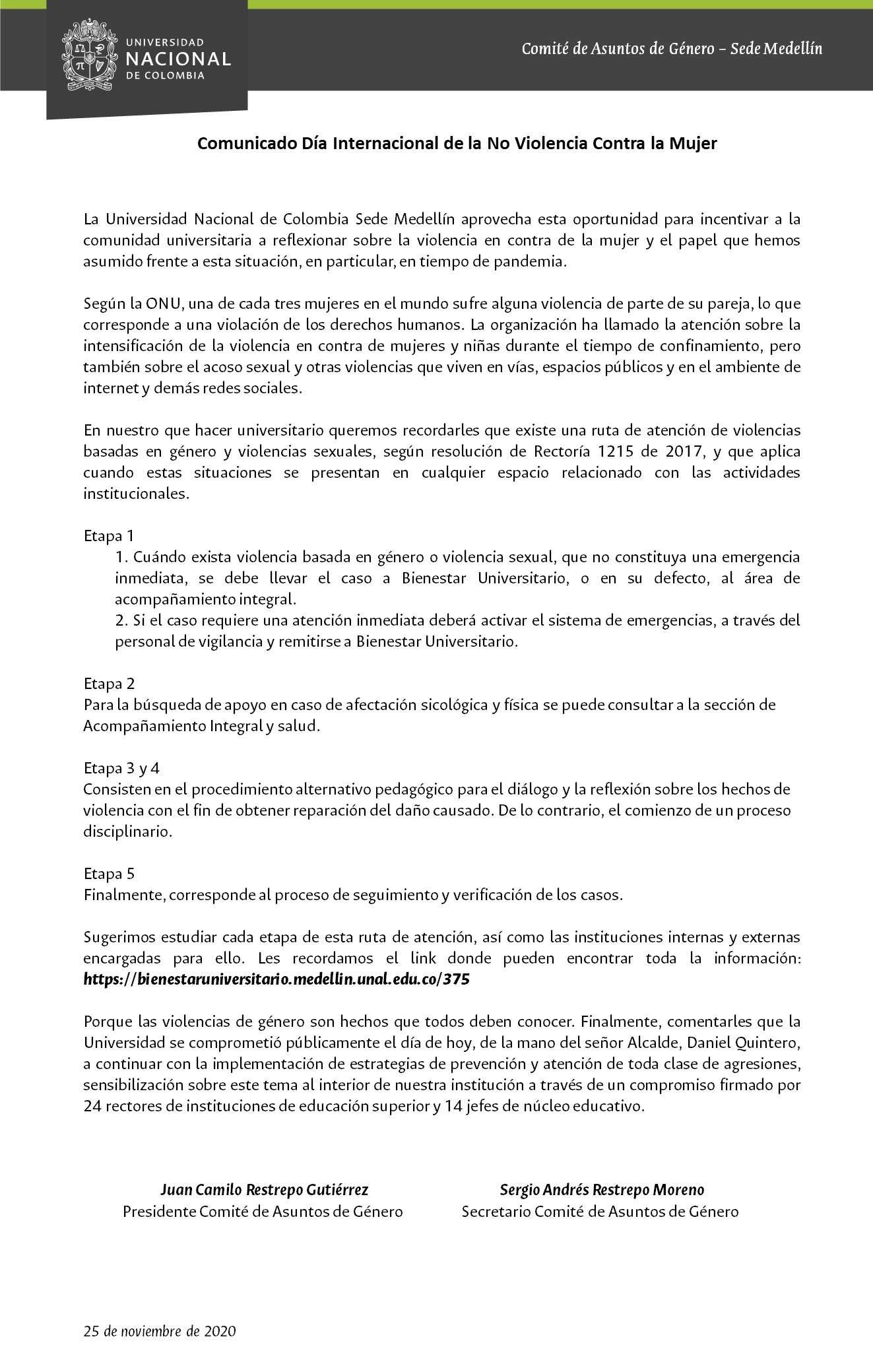08 08 2020 Comunicado de Vicerrectoria 023 2020