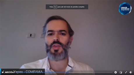 “La innovación debe crear un caos controlado, mantener conversaciones difíciles y ruptura de paradigmas que partan de las nuevas ideas”, dice Lucas Yepes. Foto: reproducción.