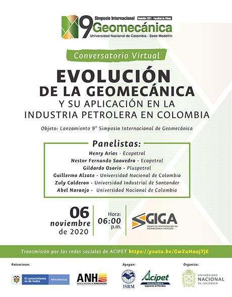 Entre las actividades del Noveno Seminario Internacional de Geomecánica habrá un conversatorio. Foto: cortesía GIGA.