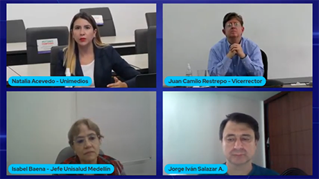 Si requiere información sobre el proceso de vacunación en Unisalud puede comunicarse con el número 4309711. Foto: reproducción ¿Qué decimos en la UNAL?