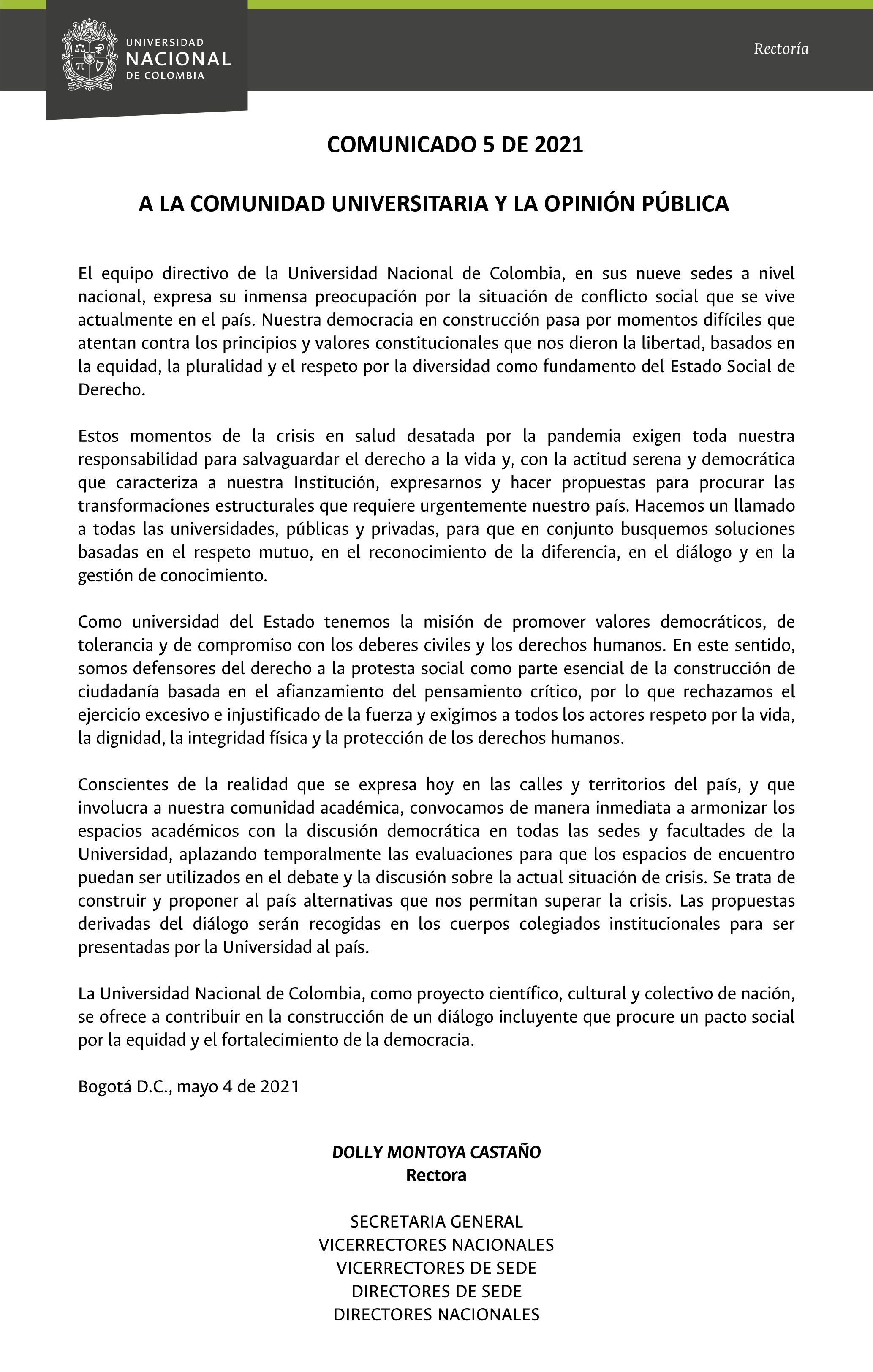08 08 2020 Comunicado de Vicerrectoria 023 2020
