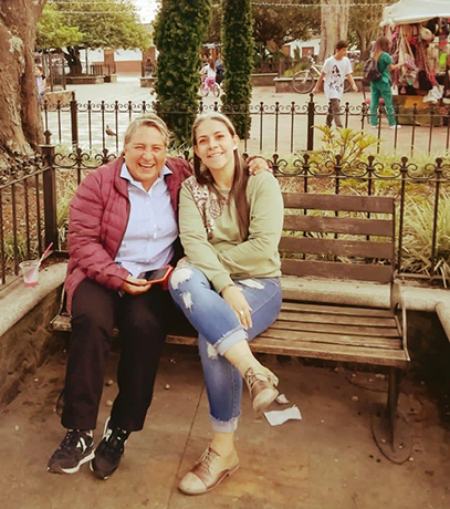 A Gloria Báez y Sandra la UNAL Medellín les dejó una amistad que aún conservan. Foto: Gloria Báez.