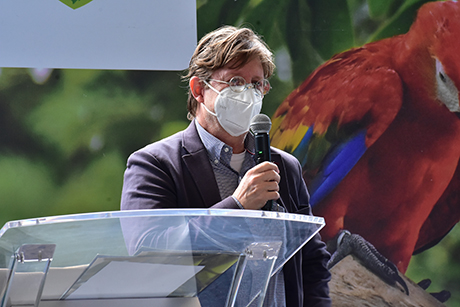 El vicerrector de la Sede, Juan Camilo Restrepo Gutiérrez, fue uno de los firmantes. Foto: cortesía Comunicaciones de Corantioquia.