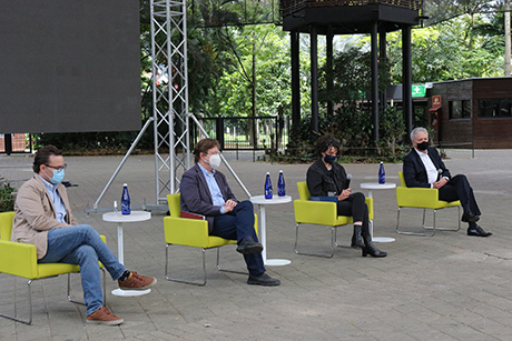 En Medellín la presentación se hizo desde el Jardín Botánico. Foto: Unimedios.