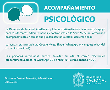 Los empleados y docentes de la Sede que requieran acompañamiento psicológico durante el proceso de retorno pueden solicitarlo a través de la Dirección de Personal Académico y Administrativo. Foto: reproducción.