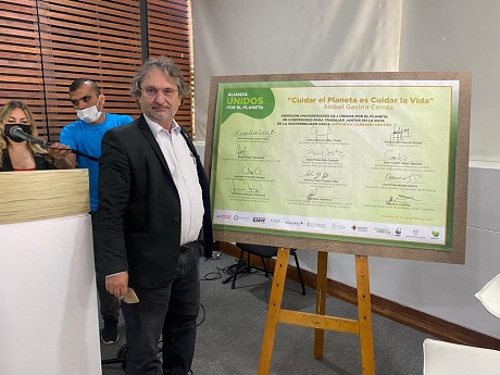 Guillermo Vásquez Velásquez, decano de la Facultad de Ciencias Agrarias de la UNAL Medellín. Foto: cortesía Unidad de Gestión Ambiental.