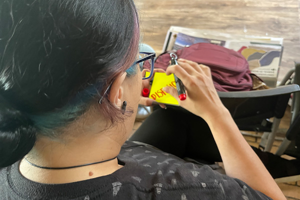 Los talleres partieron del reconocimiento sobre lo que cada persona debe cambiar para que el mundo sea un lugar mejor. Foto: cortesía Red Cultural UNAL.