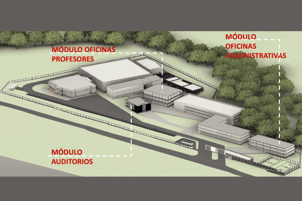 Proyección fase 3 de la Facultad de Ciencias de la Vida