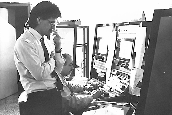 Luis Alirio Calle, periodista y director del Informativo de Antioquia. Foto cortesía del Laboratorio de Fuentes Históricas.