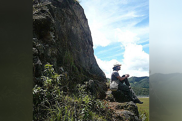 Al profesor Ariel le gustaba el agua: mares, ríos, cascadas, lagunas, y en general la naturaleza. Foto: cortesía.