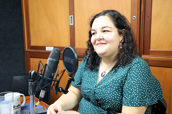 María Camila Díaz Casas, historiadora e investigadora. Foto de Unimedios