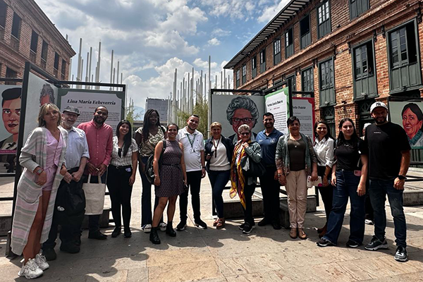 Exposición Homenaje a Egresadas Destacadas, de las primeras generaciones de la Facultad de Minas. Foto Unimedios