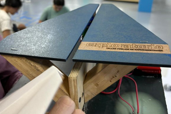 Exploratorio es el taller público de experimentación del Parque Explora. Foto Dirección Académica