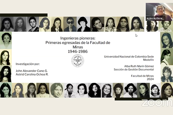 La Sección de Gestión Documental participó con la presentación del proyecto Ingenieras pioneras: Primeras egresadas de la Facultad de Minas de Medellín, 1946-1986.